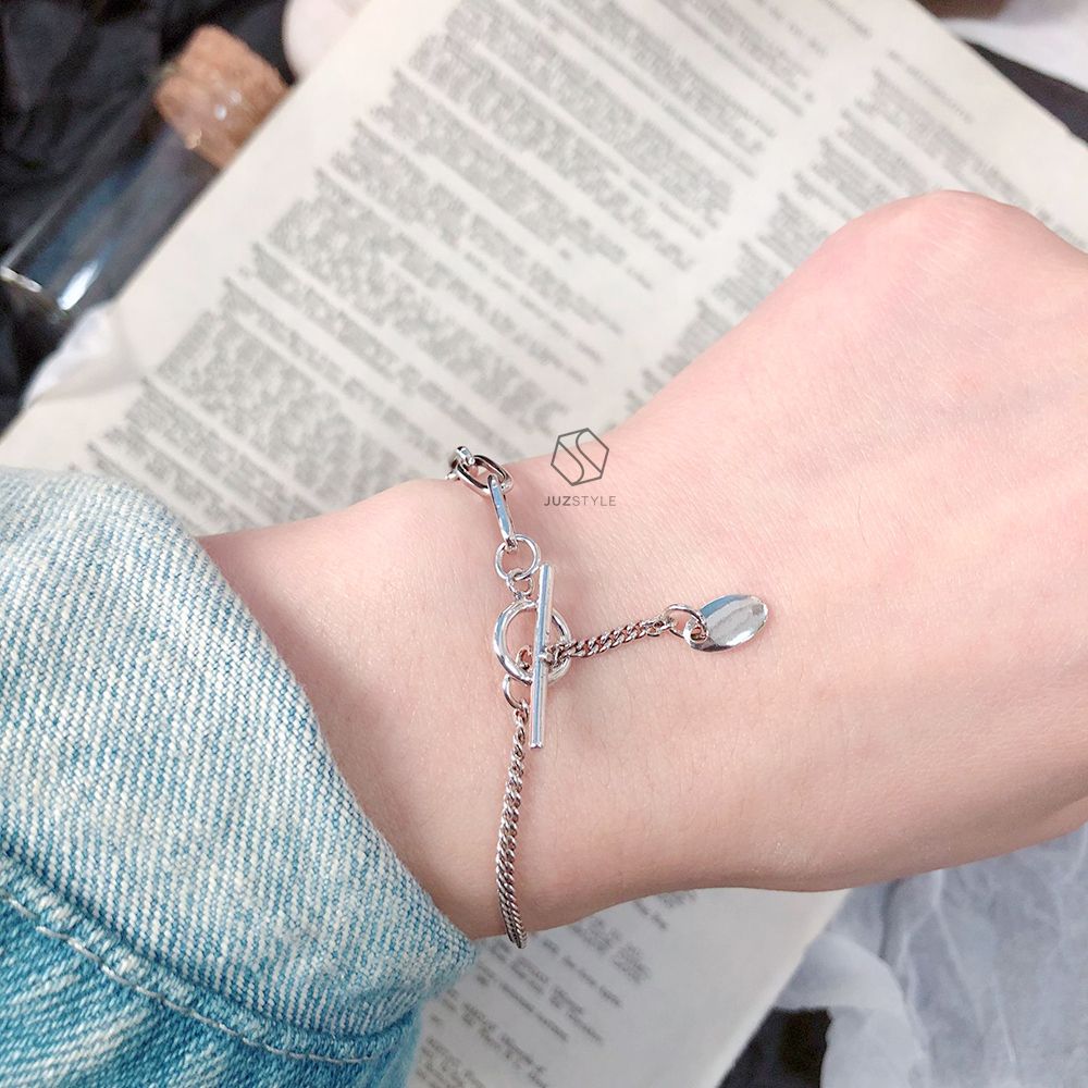 Lắc tay bạc Vintage chain