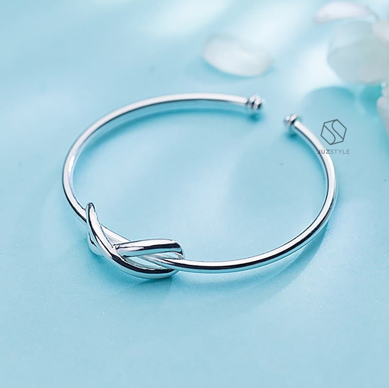 Kiềng tay bạc Infinity