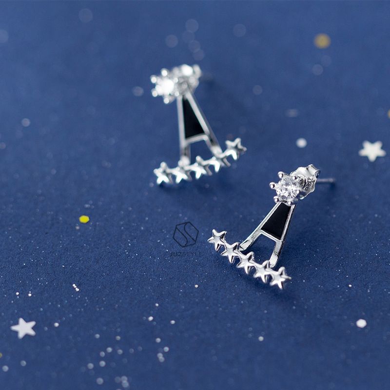 Bông tai Stars ear-jacket