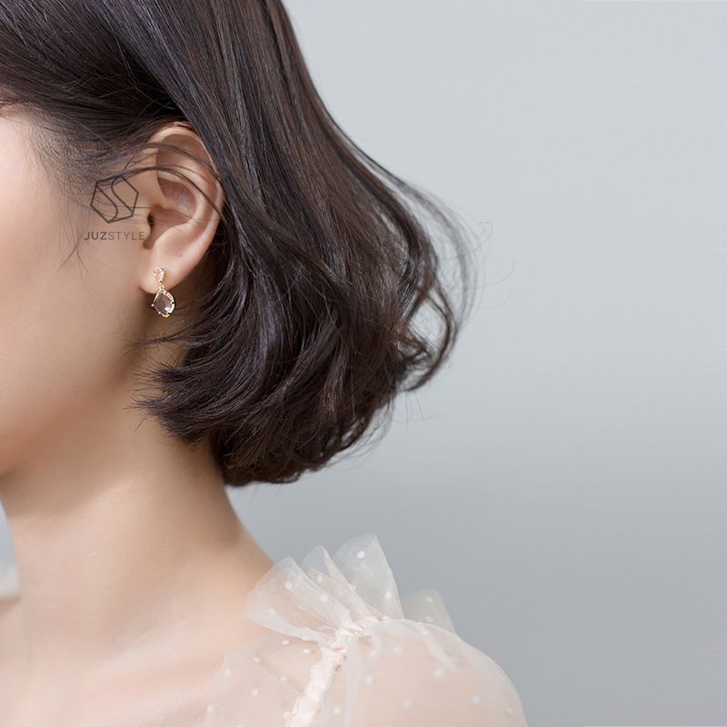 Bông tai bạc Lillie