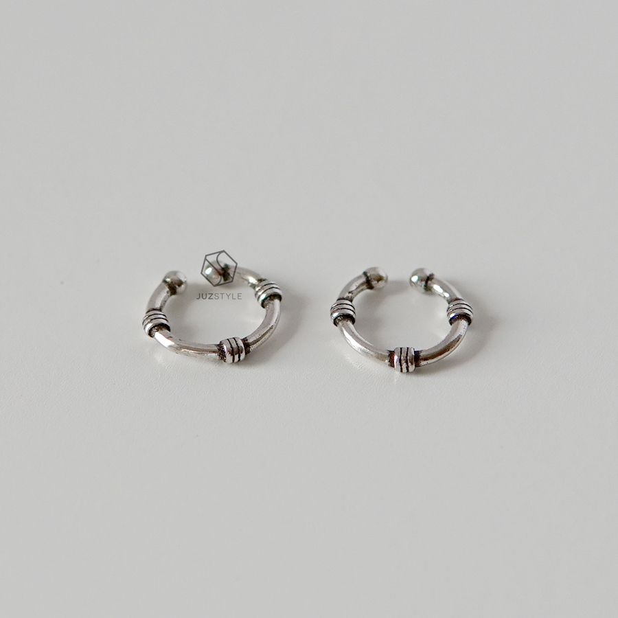 Bông tai bạc Bali earcuff