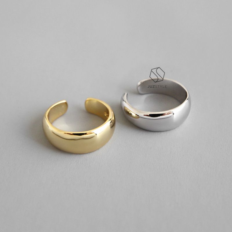 Bông tai bạc Cigar earcuff