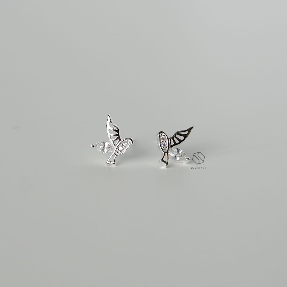 Bông tai bạc Birdie