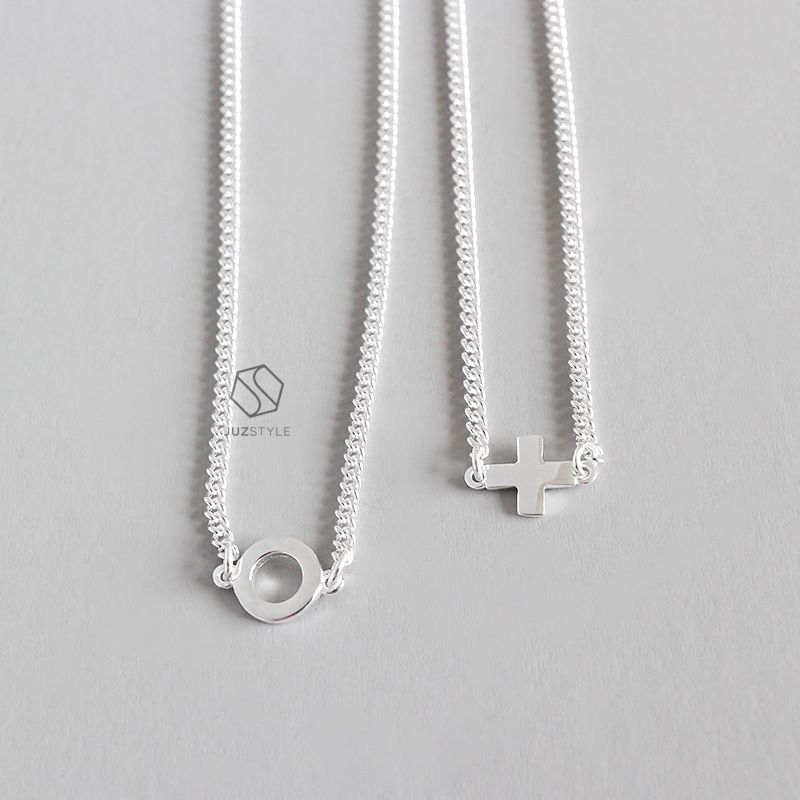 Dây chuyền bạc XO Choker