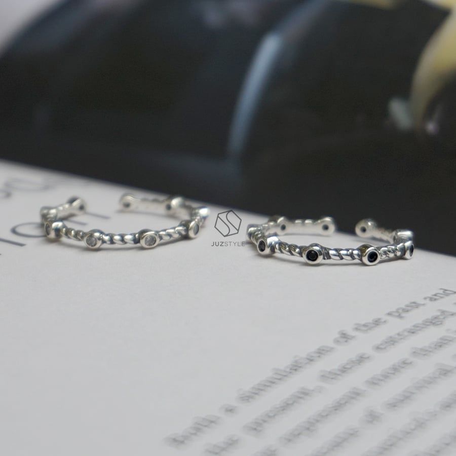 Nhẫn bạc Vintage gem