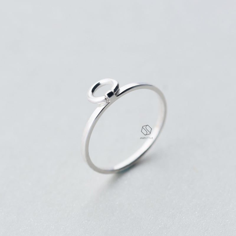 Nhẫn bạc The circle