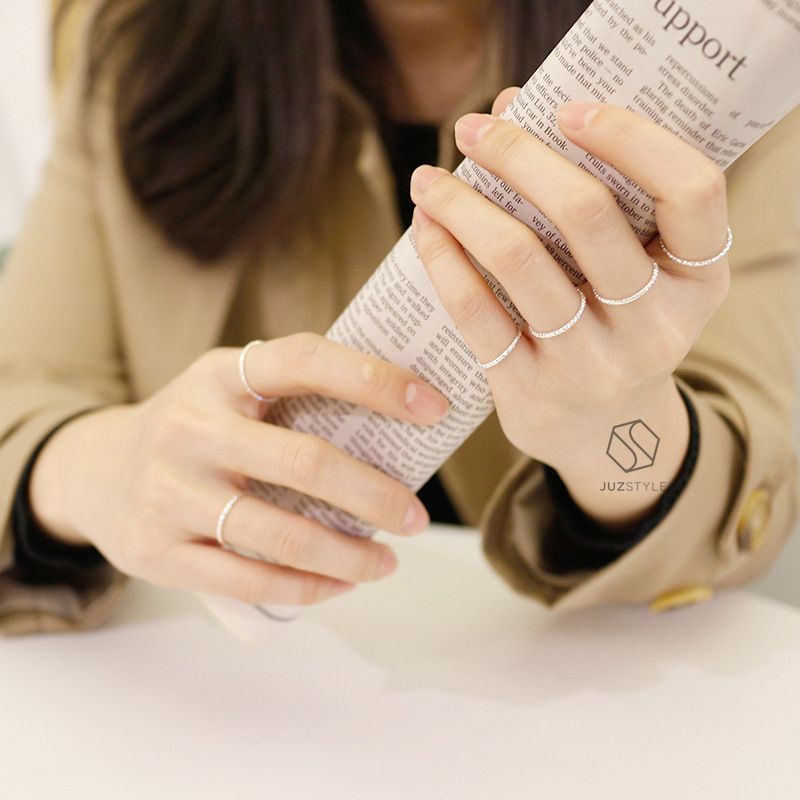 Nhẫn bạc Diac