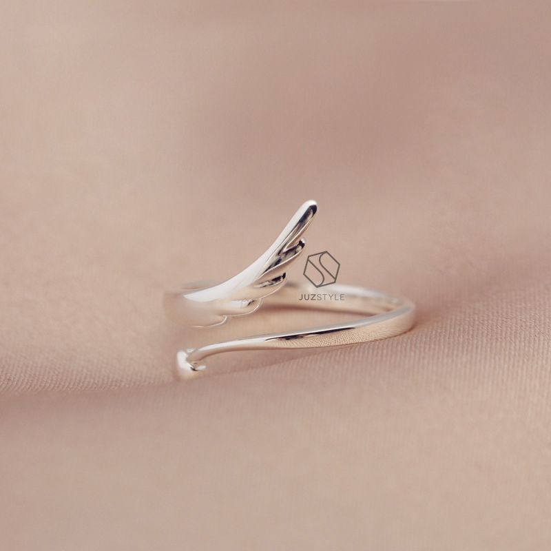Nhẫn bạc Angel's wing
