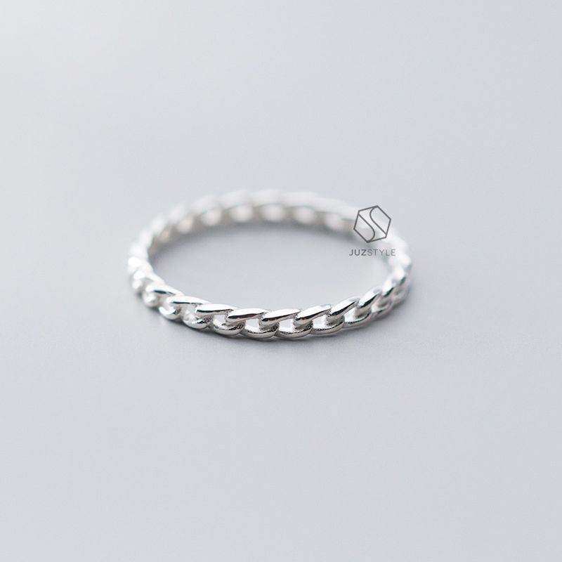 Nhẫn bạc Tiny chain