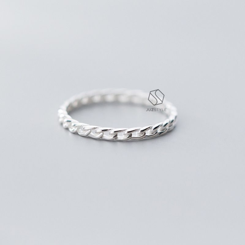 Nhẫn bạc Tiny chain