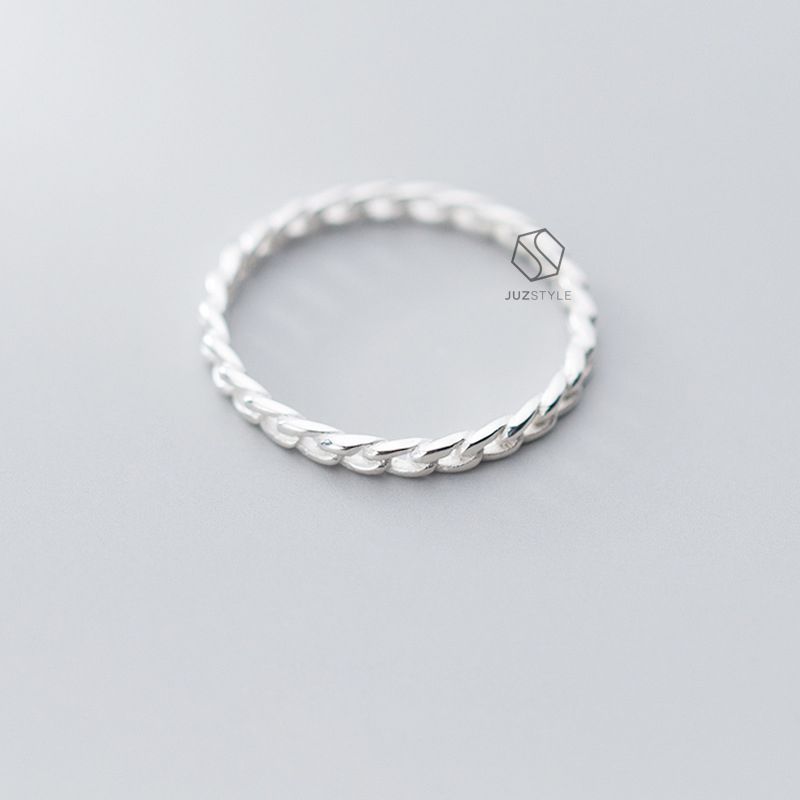 Nhẫn bạc Tiny chain