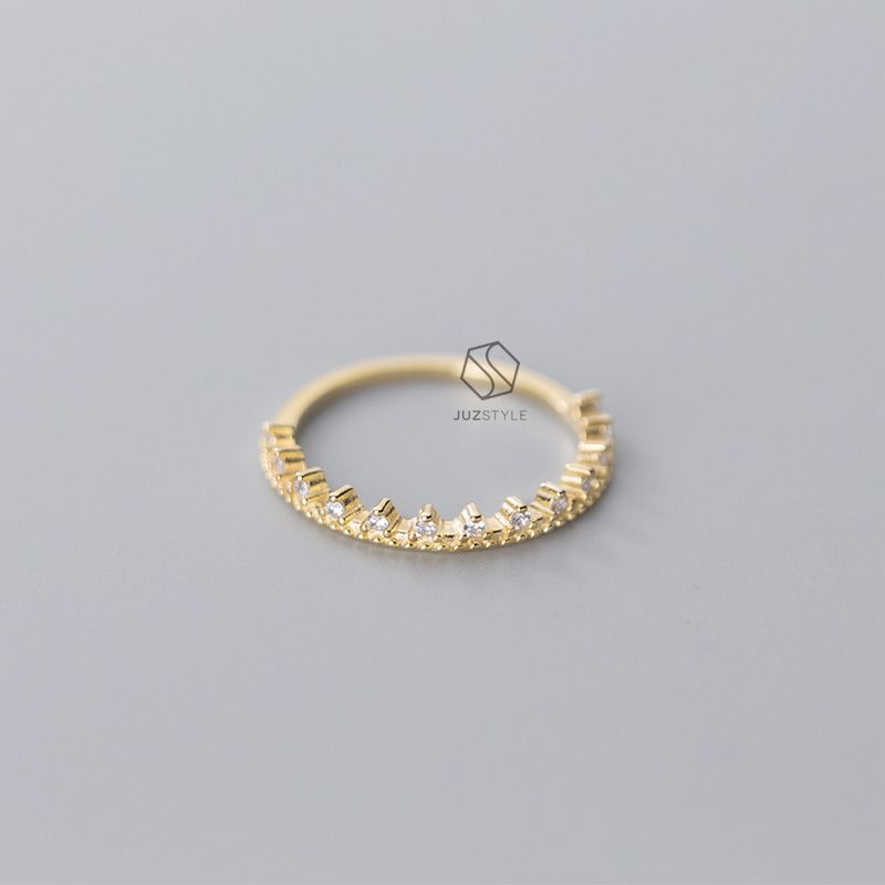 Nhẫn bạc CZ stones