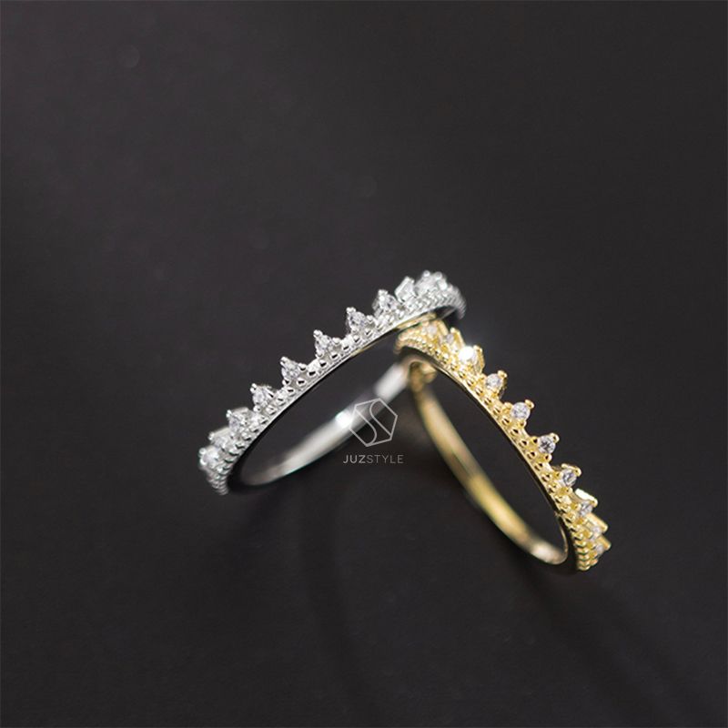Nhẫn bạc CZ stones