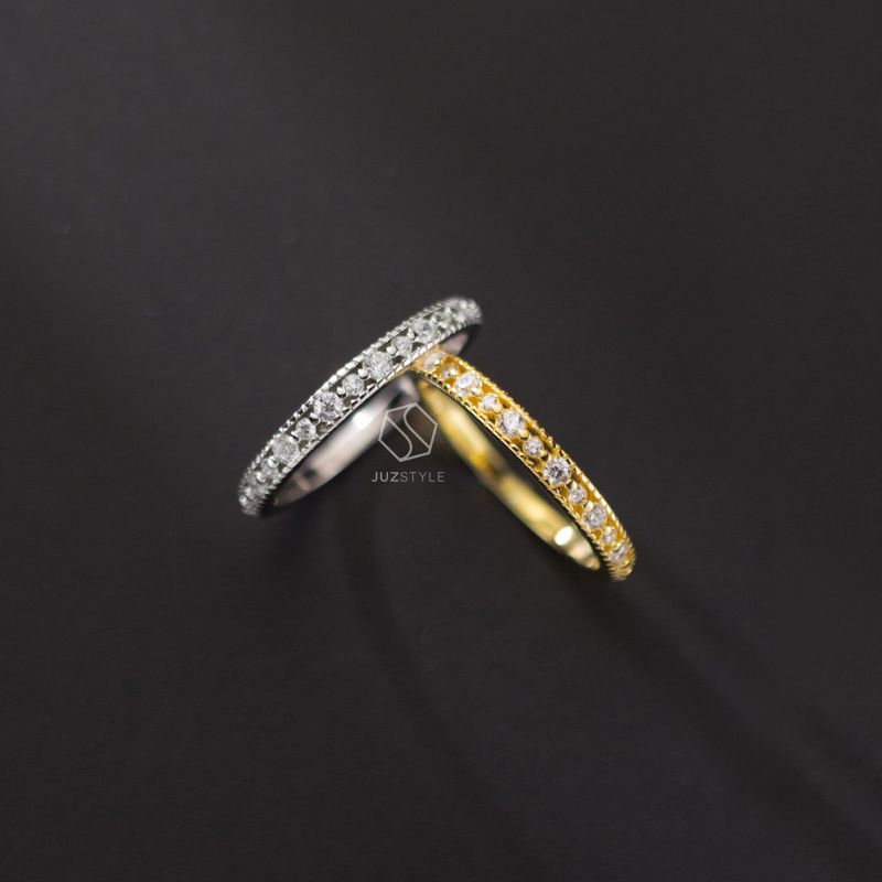 Nhẫn bạc CZ stones