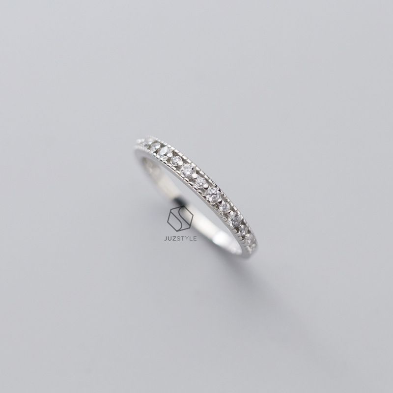 Nhẫn bạc CZ stones