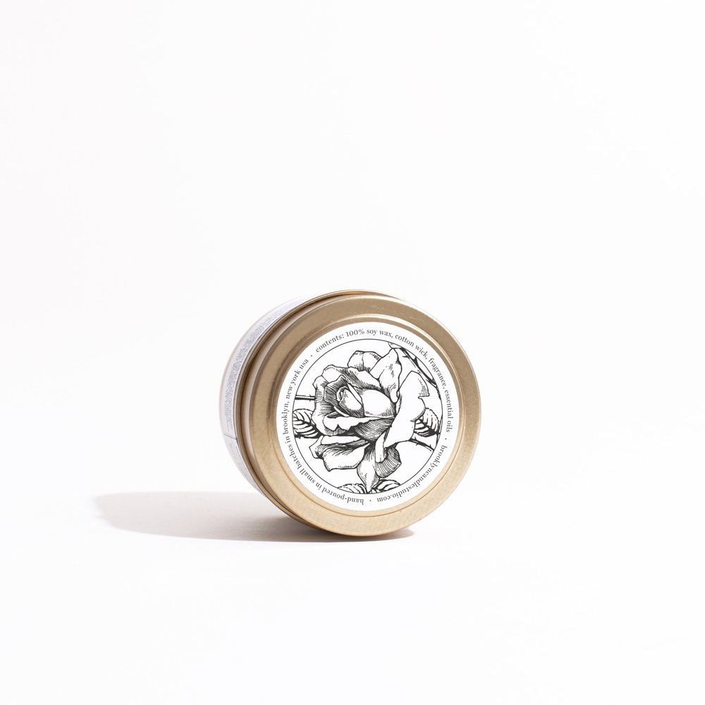 Nến thơm Gold Travel Rose Botanica