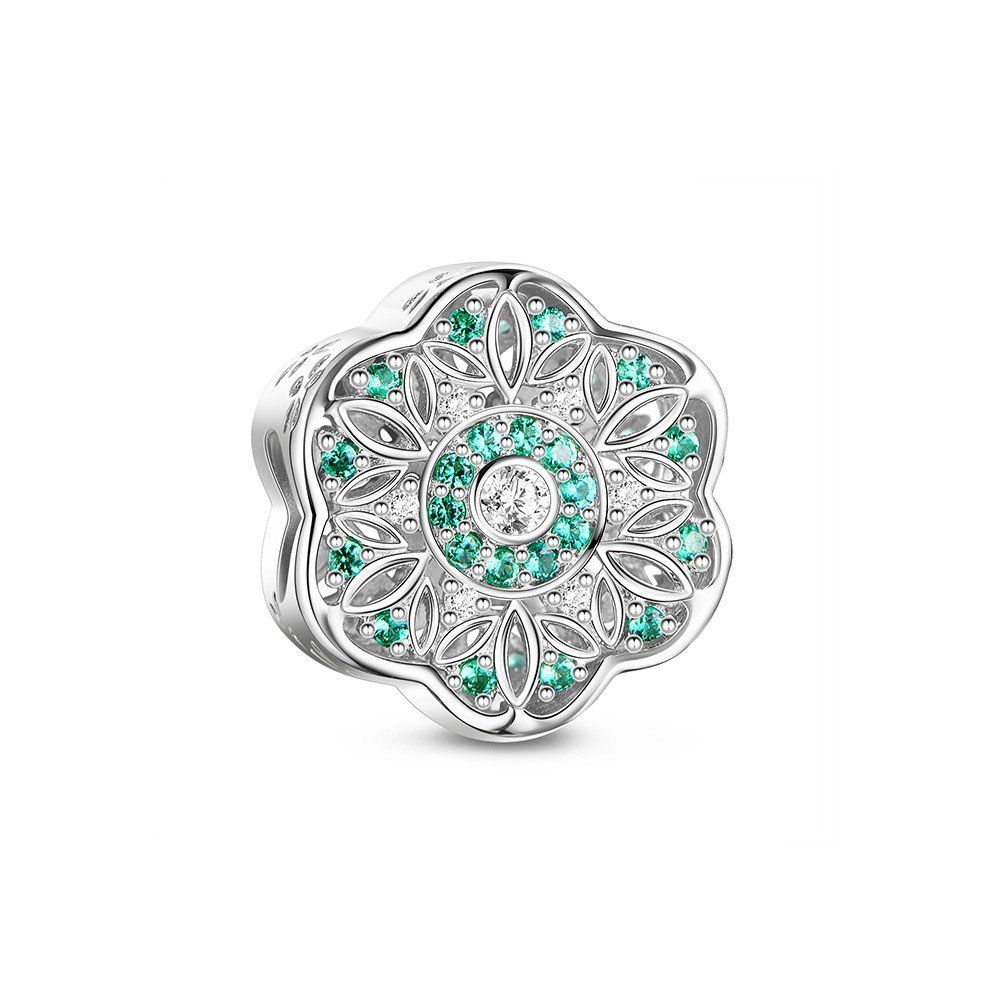 Charm bạc Glittering Flower