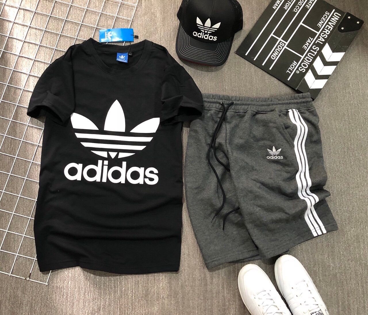 ATTN0017den - ÁO THUN THỂ THAO ADIDAS - KO KÈM QUẦN