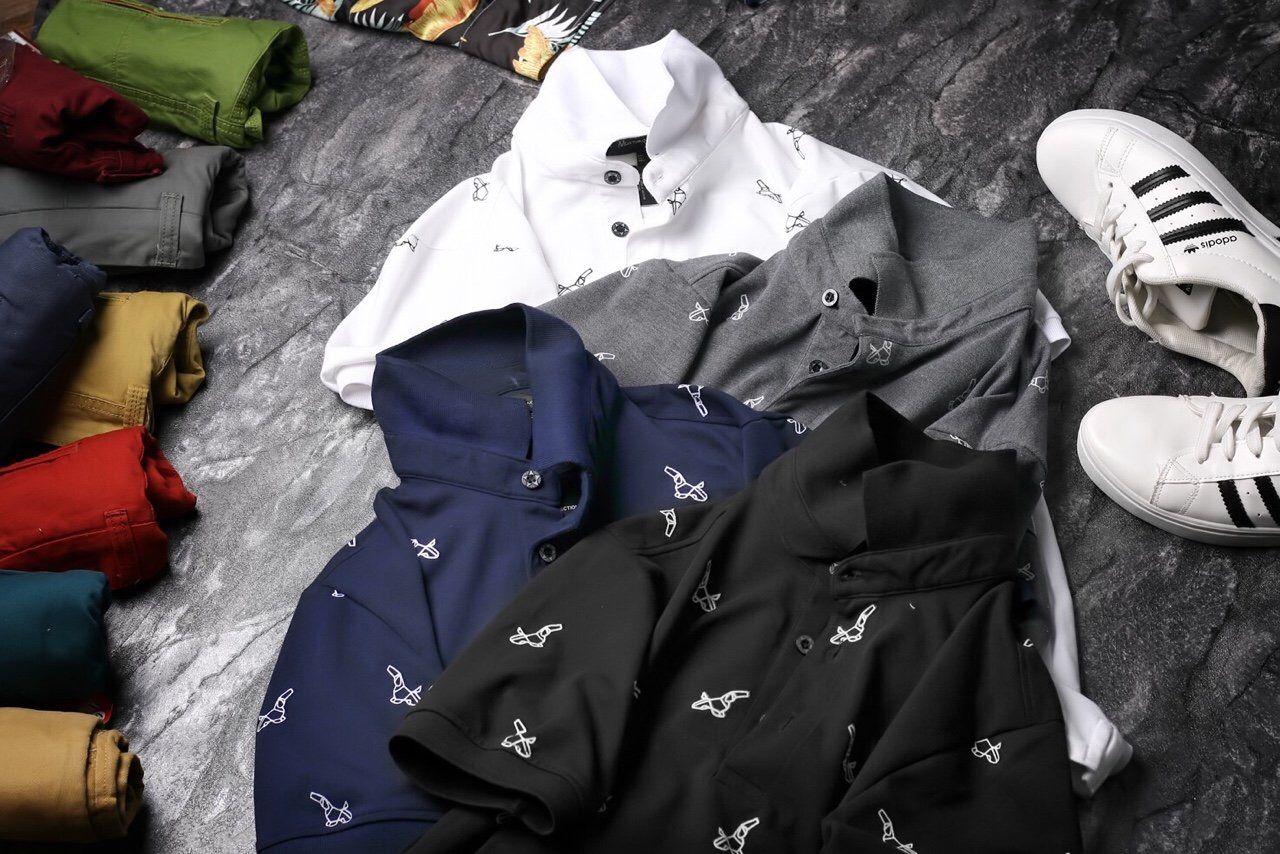 POL001T - ÁO POLO HỌA TIẾT SIÊU HOT
