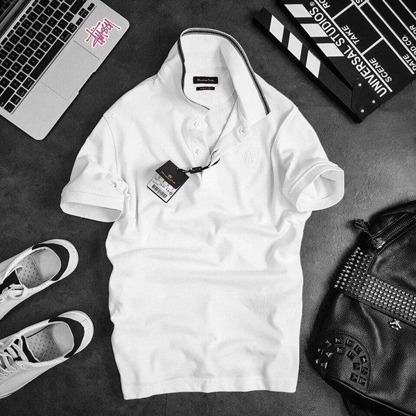 POL002DO - POLO THÊU LOGO M CÁ TÍNH