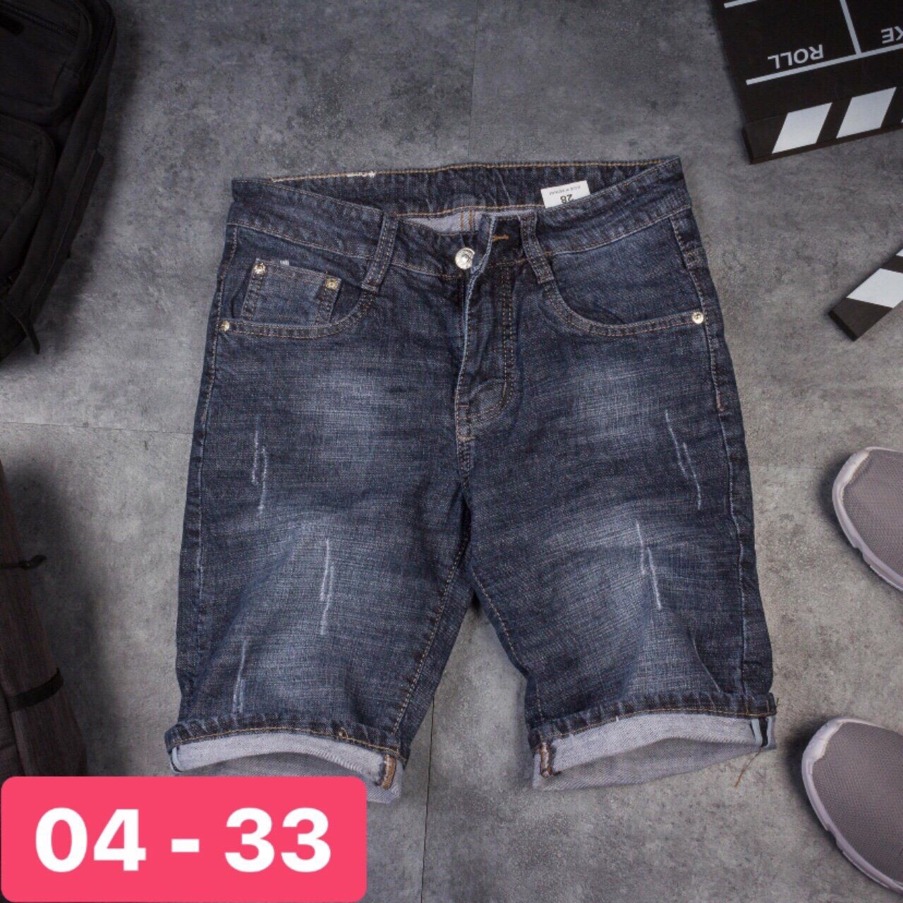 SHORTJEAN04 - QUẦN SHORT JEAN MÀU SỐ 34