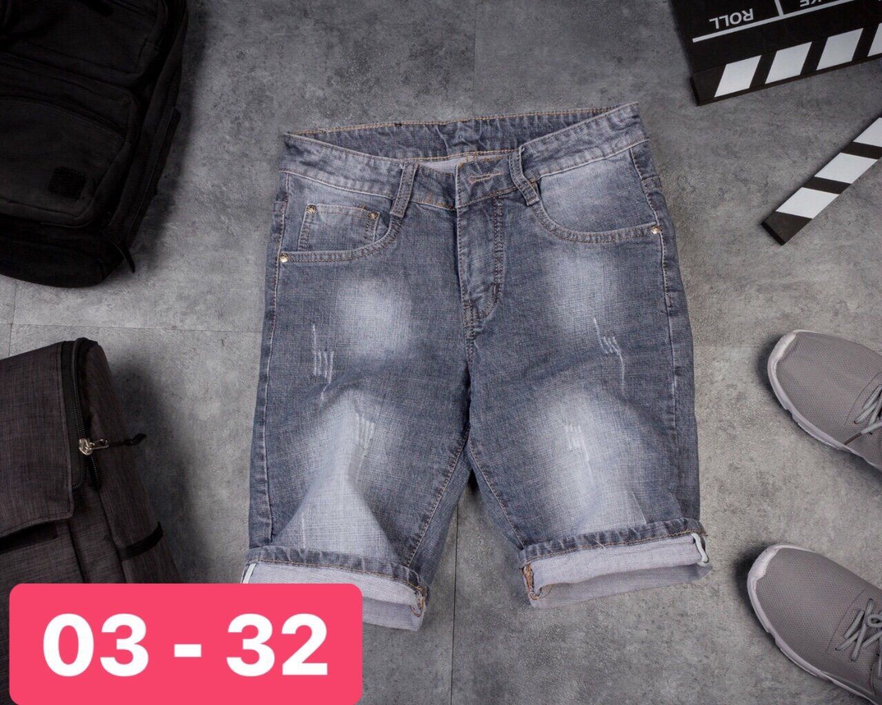 SHORTJEAN04 - QUẦN SHORT JEAN MÀU SỐ 33