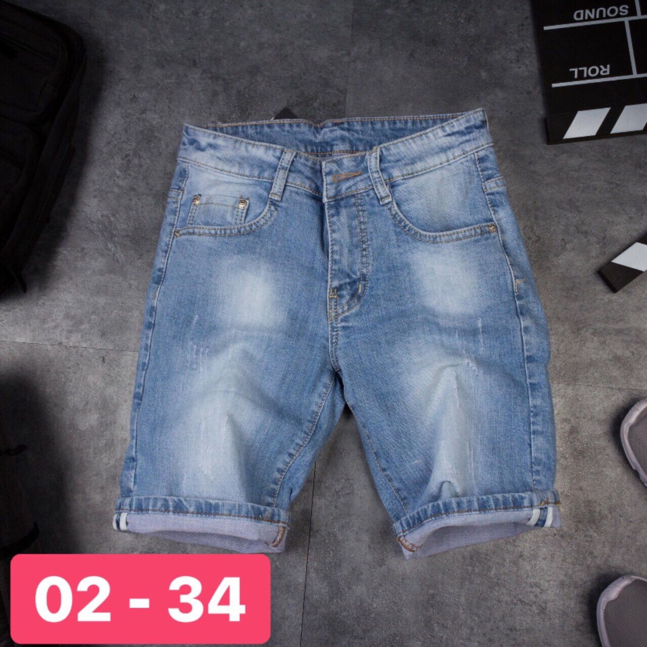 SHORTJEAN04 - QUẦN SHORT JEAN MÀU SỐ 33
