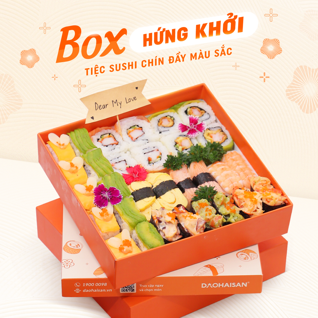 Sushi Box Hứng Khởi (100% Chín)