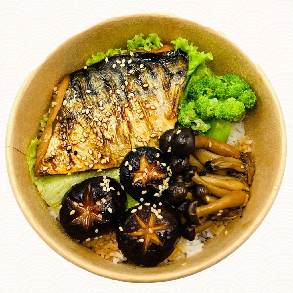 Cơm Cá Saba Nướng Teriyaki