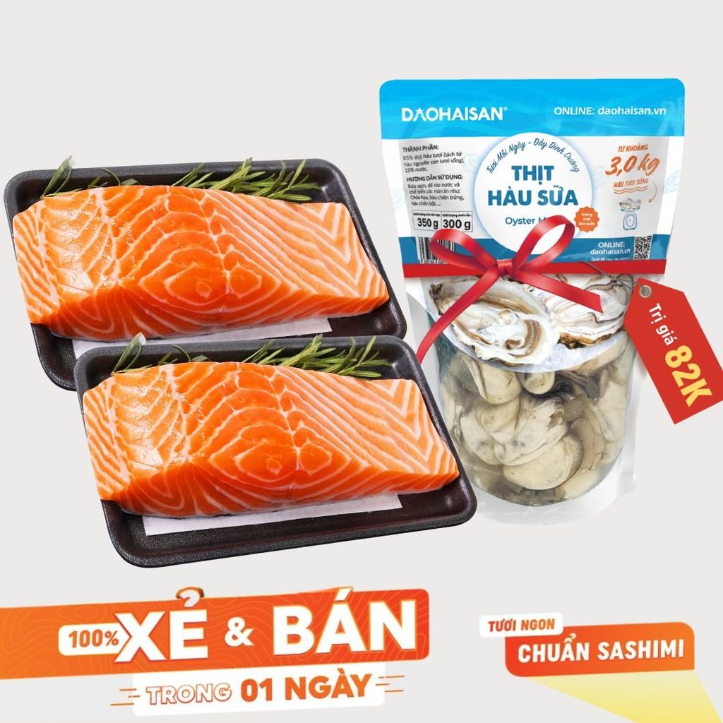 COMBO CÁ HỒI & THỊT HÀU SỮA