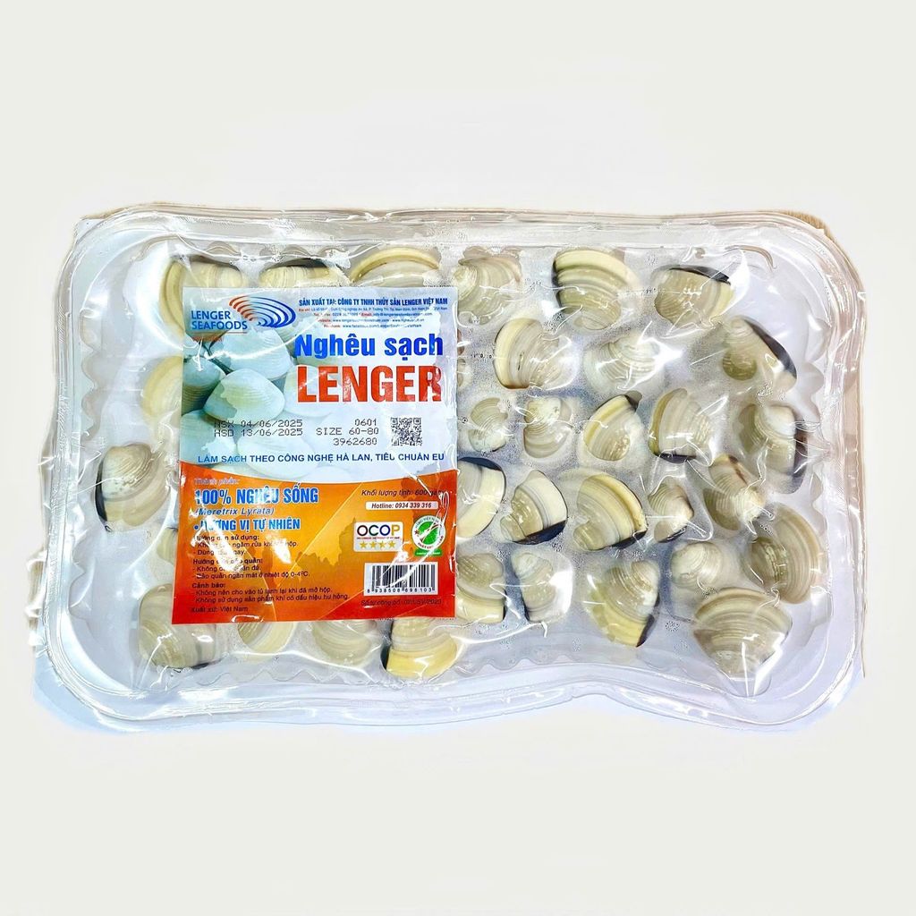 Nghêu Sạch Lenger (Ngao)