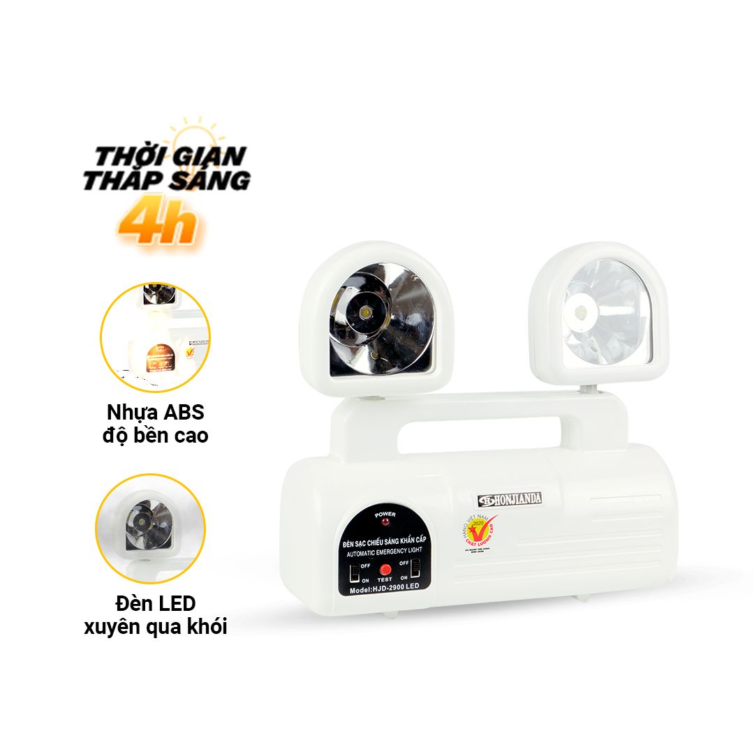  Đèn sạc chiếu sáng khẩn cấp HJD-2900 LED 