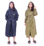 Áo mưa măng tô vải dù loại dày cao cấp (1m4)