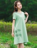 Đầm Suông Thêu Tina Cao cấp