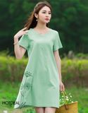 Đầm Suông Thêu Tina Cao cấp