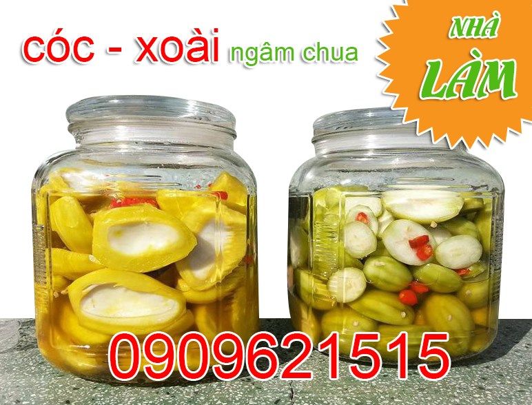  CÓC - ỔI - XOÀI NGÂM CHUA 