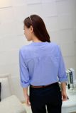Áo sơ mi phối nút đỏ cao cấp cực đẹp