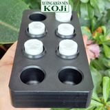Khay Để Khăn Nén KOJi 4 Ngăn, 8 Ngăn - Tiện Lợi, Sang Trọng Và Bền Bỉ