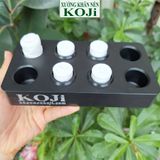 Khay Để Khăn Nén KOJi 4 Ngăn, 8 Ngăn - Tiện Lợi, Sang Trọng Và Bền Bỉ