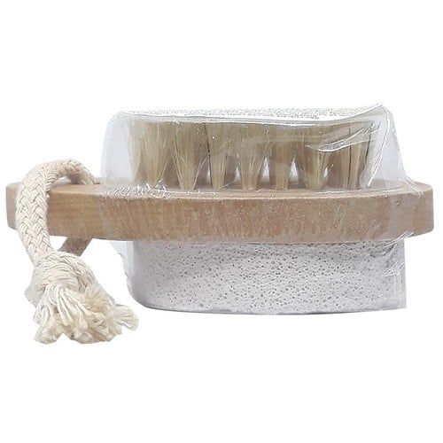 Bàn chải đá bọt chà chân Body and Mind Pumice Stone Foot Brush