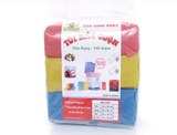 Combo 3 Cuộn Túi Rác Màu Tiết Kiệm Tự Phân Hủy Ecook 65X55cm