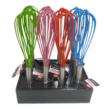 Vợt Đánh Trứng Silicon - Cán màu Bạc