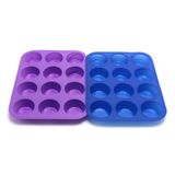 Khuôn Nướng Bánh Silicon - 12 ô