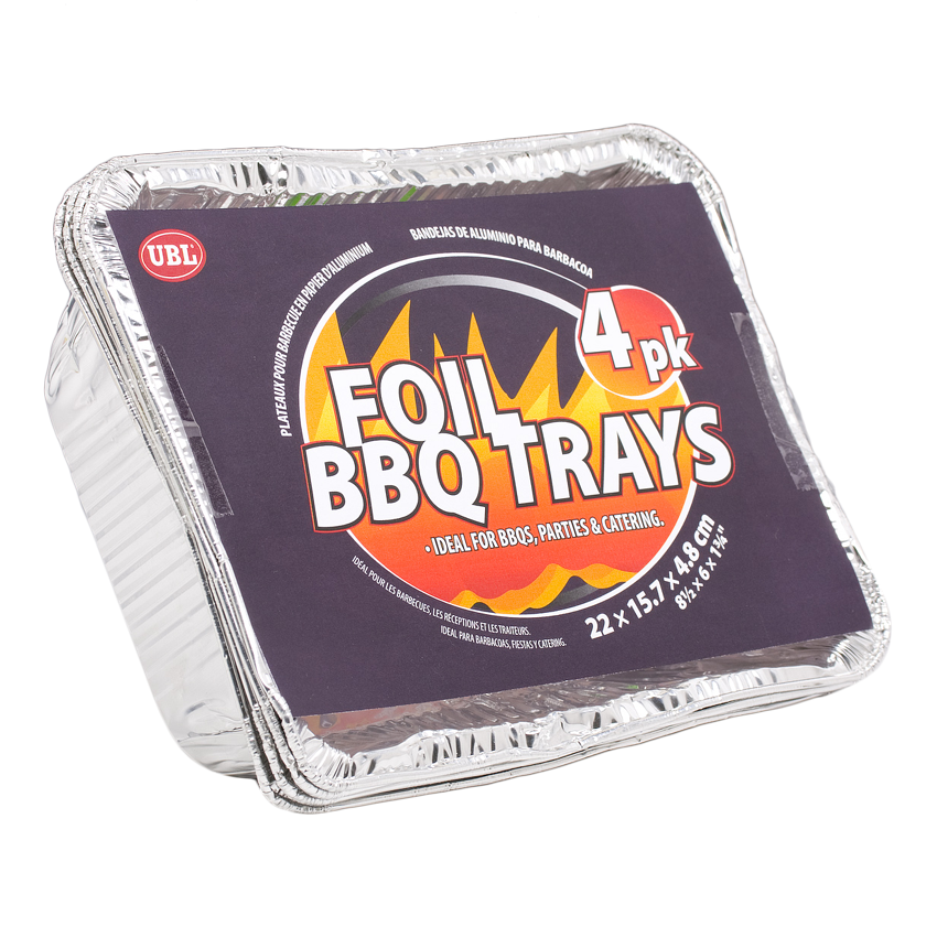 Khay Giấy Bạc 22X15.7X4.8 Cm Bộ 4 Cái