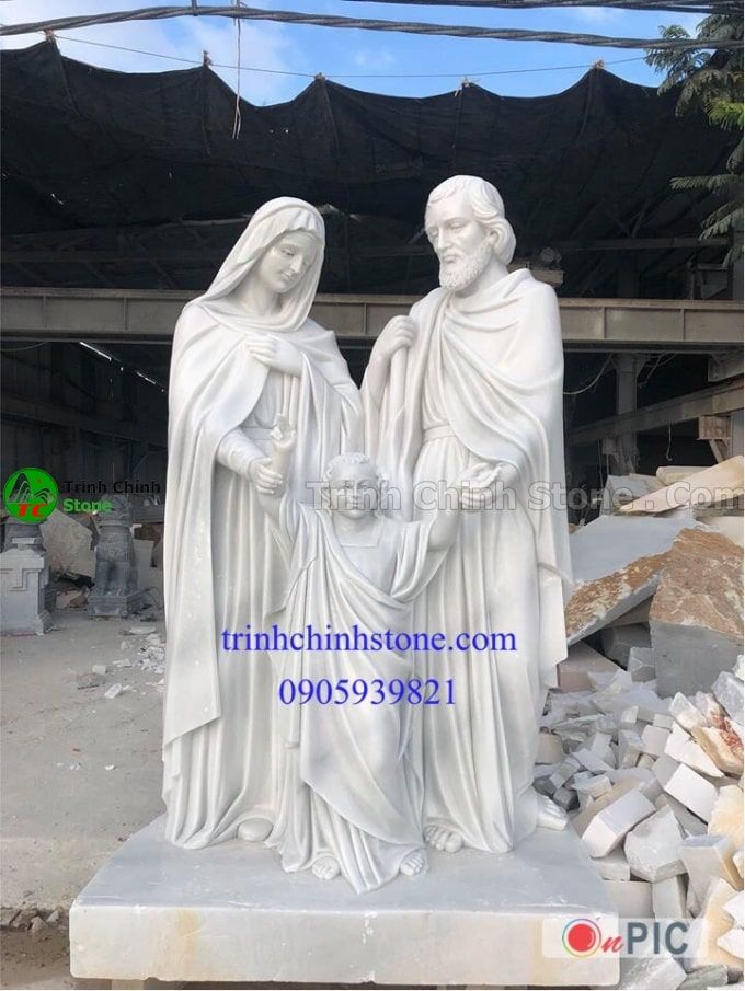 Tượng chúa jesus bằng đá 008