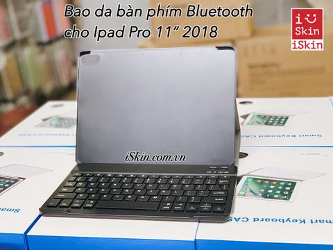Bao Da Ipad Pro 11 Inch 2018 Có Bàn Phím Bluetooth Cao Cấp