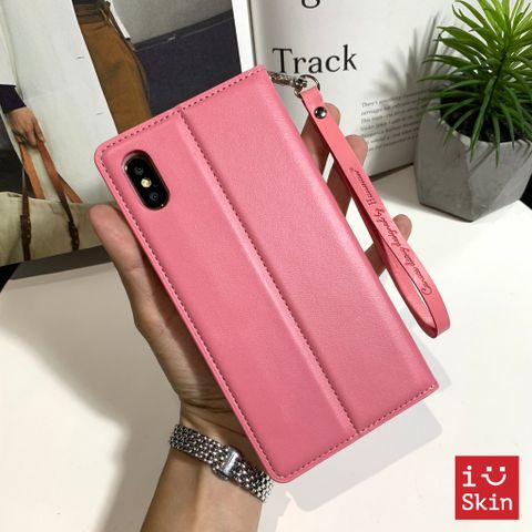 Bao Da IPHONE Xs Max Hanman Hàn Quốc Cao Cấp Có Ngăn Để Thẻ