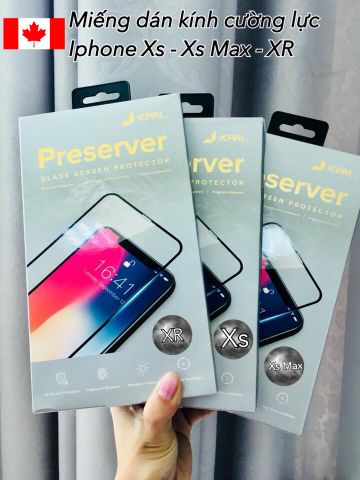 Kính Cường Lực Iphone Xs Max JCPAL Preserver Chính Hãng Canada