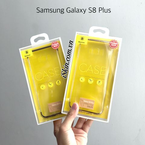 Ốp Lưng Samsung Galaxy S8 Plus Baseus Glitter Trong Viền Xi Không Ố Vàng