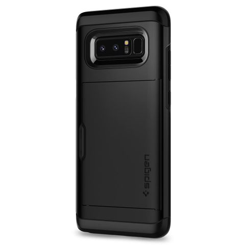 Ốp Lưng Samsung Galaxy Note 8 Spigen Slim Armor CS Black Chính Hãng USA